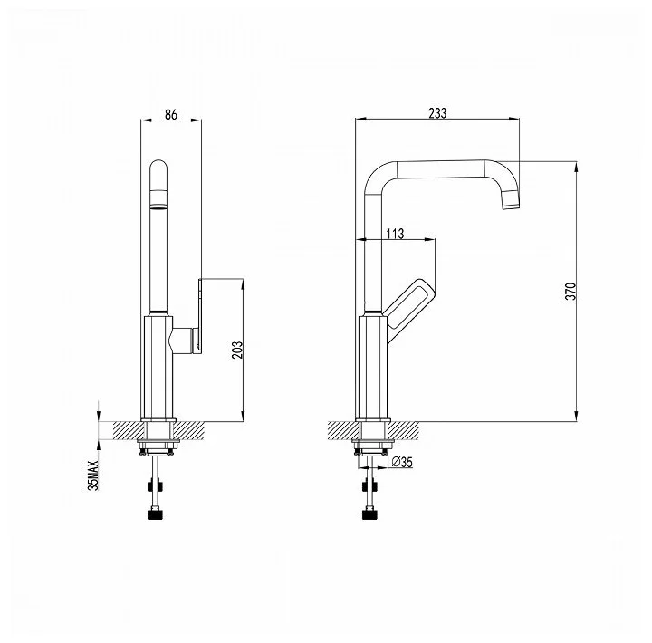 Фотография Смеситель IDDIS SLIGM00i05