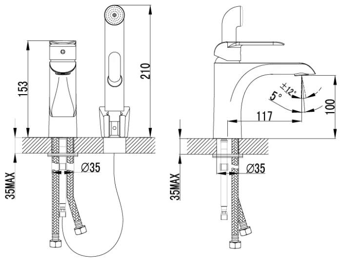 Фото Смеситель IDDIS CALSB00i08
