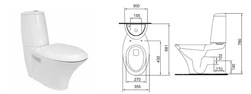 Фото Унитаз CERSANIT VENEZIA V011
