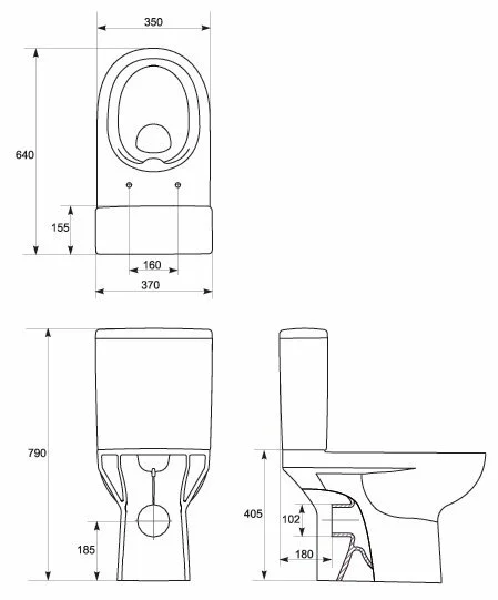 Картинка Унитаз CERSANIT STREET FUSION NEW CLEAN ON 011 Картинка Унитаз CERSANIT STREET FUSION NEW CLEAN ON 011