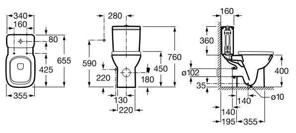 Фотография Унитаз ROCA 734299700Y DEBBA Фотография Унитаз ROCA 734299700Y DEBBA
