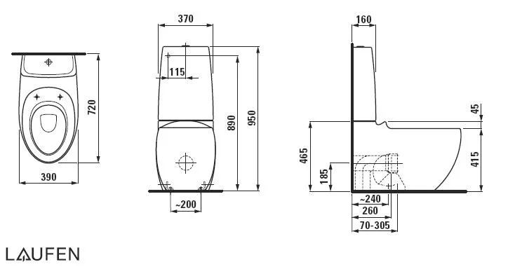Фотография Унитаз LAUFEN 8229764000001 ALESSI ONE