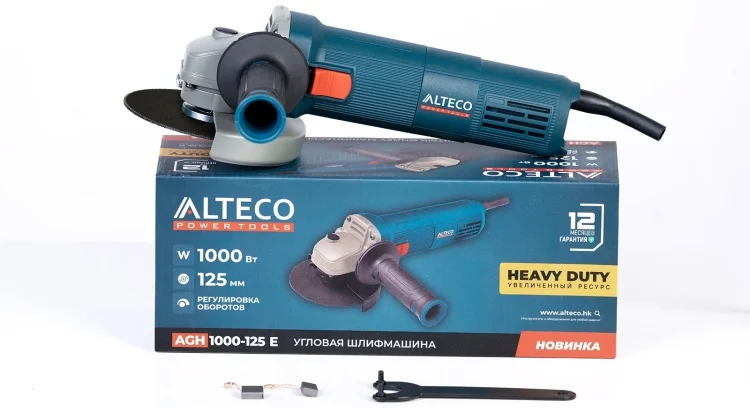 Шлифмашина ALTECO AGH 1000-125 E HEAVY DUTY Казахстан
