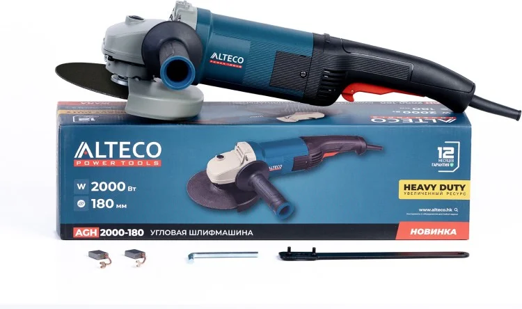 Шлифмашина ALTECO AGH 2000-180 HEAVY DUTY Казахстан Шлифмашина ALTECO AGH 2000-180 HEAVY DUTY Казахстан