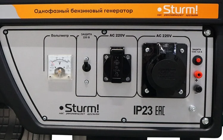 Картинка Генератор бензиновый STURM PG8765N Картинка Генератор бензиновый STURM PG8765N