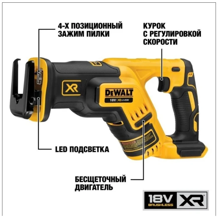 Пила сабельная DeWALT DCS367N-XJ заказать