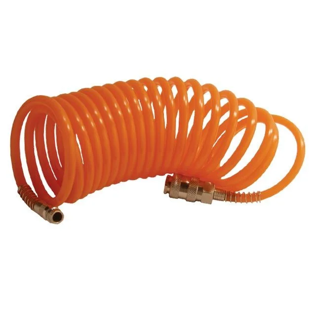 Фото Шланг INTERTOOL спиральный с быстроразъемным соединением 5м (PT-1703)