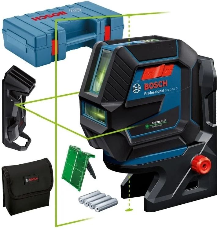 Фото Лазерный нивелир BOSCH GCL 2-50 G + RM 10 + кейс (0601066M02) Фото Лазерный нивелир BOSCH GCL 2-50 G + RM 10 + кейс (0601066M02)