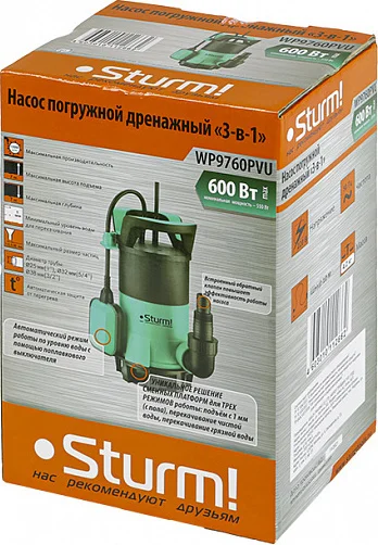 Купить Насос STURM WP9760PVU