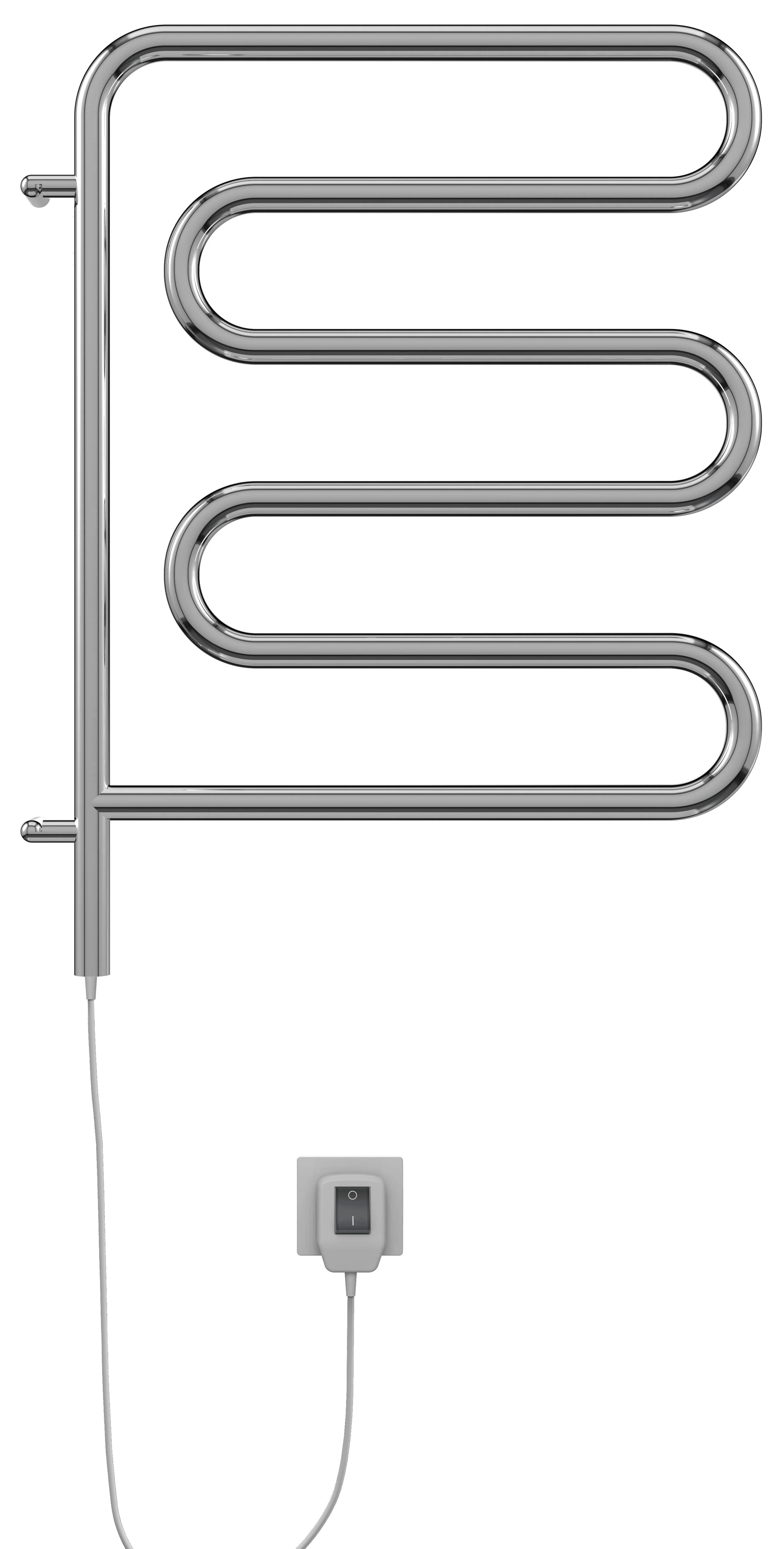 Фото Полотенцесушитель ТЕРМИНУС Электро 25 Ш-обр 450*570 поворотный