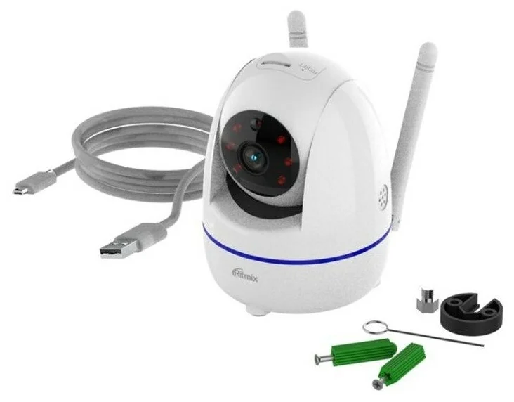 Фотография Видеокамера внутренняя RITMIX IPC-210 White