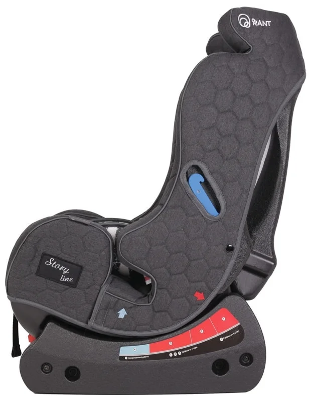 Фотография Автокресло RANT LB-718 Top-Line Story line graphite Фотография Автокресло RANT LB-718 Top-Line Story line graphite
