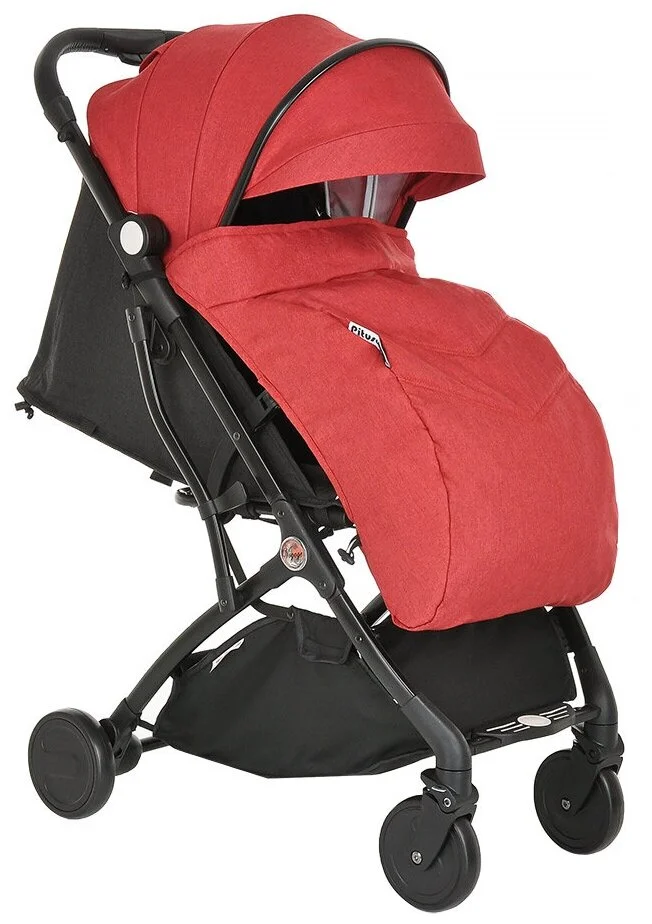 Фото Коляска PITUSO VOYAGE Black/Red W890