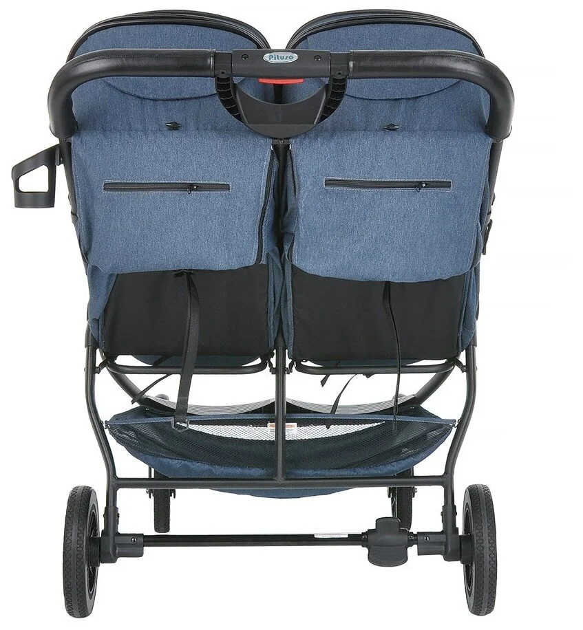 Купить Коляска PITUSO DUOCITY для двойни Т1 Jeans