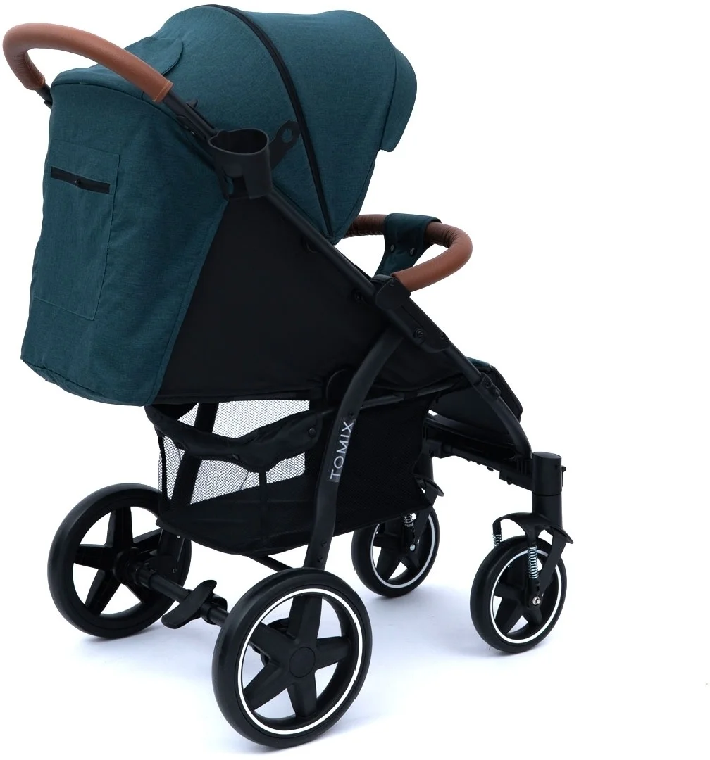 Фотография Коляска TOMIX STELLA HP-777 Dark green+Black