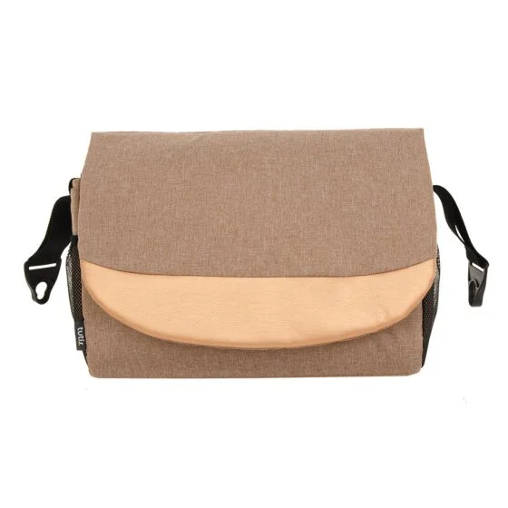 Купить Коляска TUTIS 2 в1 NANNI короб + прогулка Песочный + Кожа Gold 892048/Г