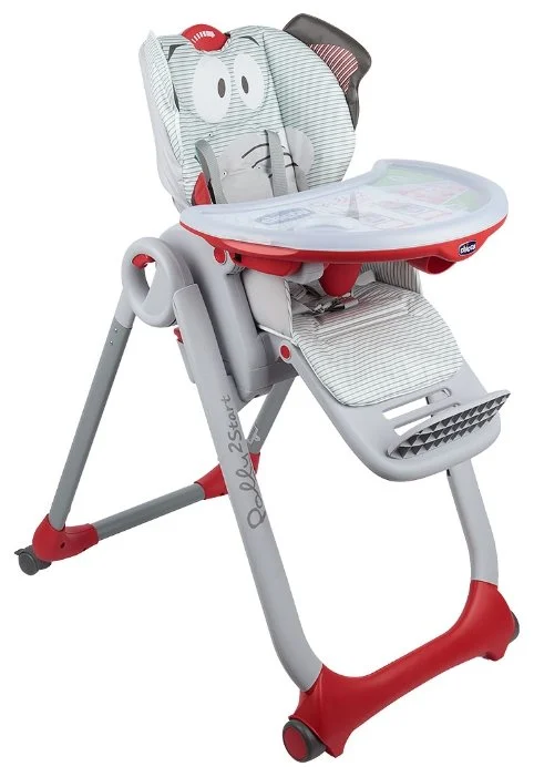 Стульчик для кормления CHICCO Polly 2 Start Baby Elephant 4w