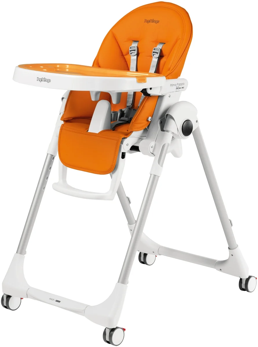 Фото Стульчик PEG PEREGO Prima Pappa Follow Me Arancia Фото Стульчик PEG PEREGO Prima Pappa Follow Me Arancia