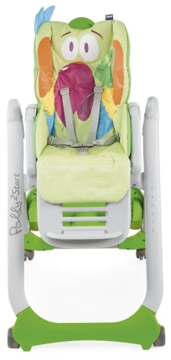 Фотография Стульчик для кормления CHICCO Polly 2 Start Parrot 4w Фотография Стульчик для кормления CHICCO Polly 2 Start Parrot 4w