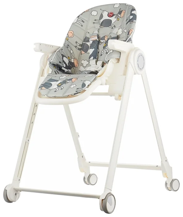 Картинка Стульчик для кормления Happy Baby BERNY BASIC Grey