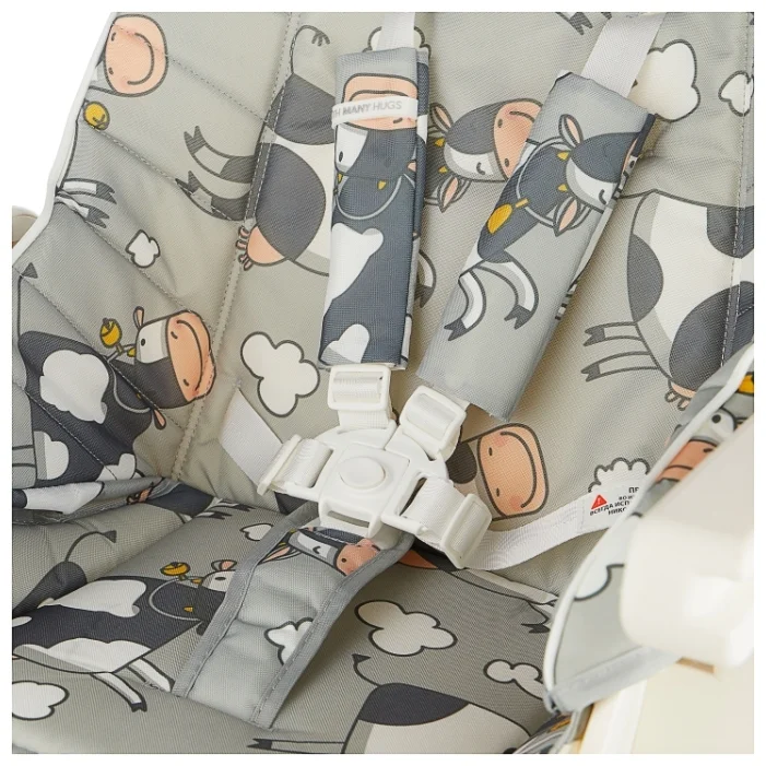 Купить Стульчик для кормления Happy Baby BERNY BASIC Grey