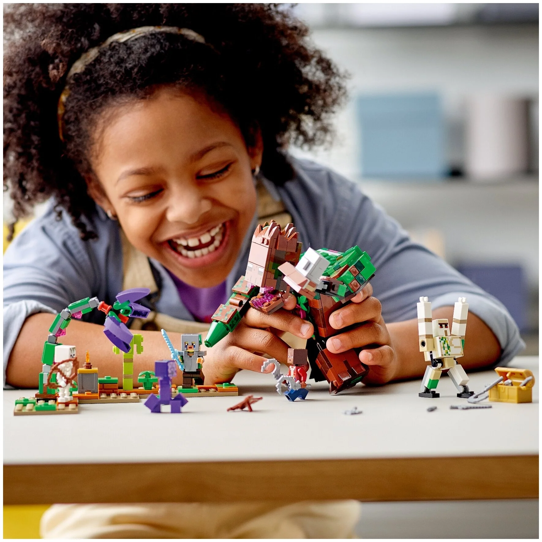 Конструктор LEGO 21176 Minecraft Мерзость из джунглей Казахстан