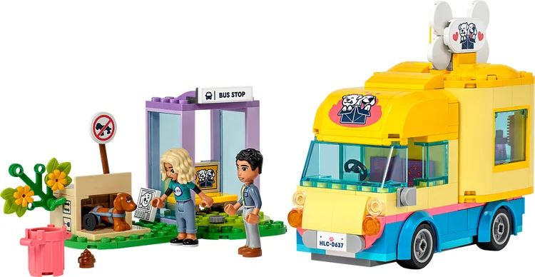 Конструктор LEGO 41741 Подружки Фургон для спасения собак