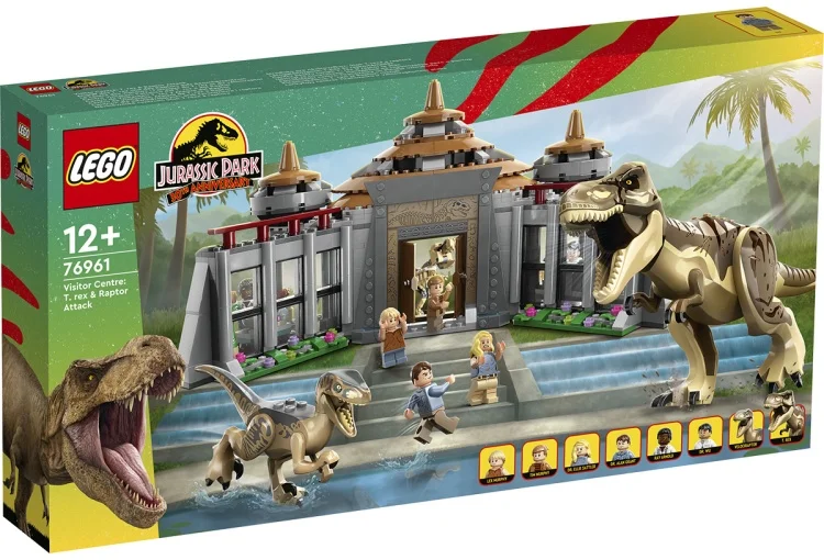 Конструктор LEGO 76961 Jurassic World Центр для посетителей: Т-рекс против Раптора