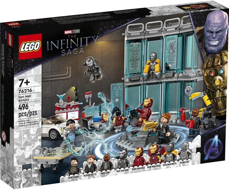 Конструктор LEGO 76216 Супер Герои Арсенал Железного человека