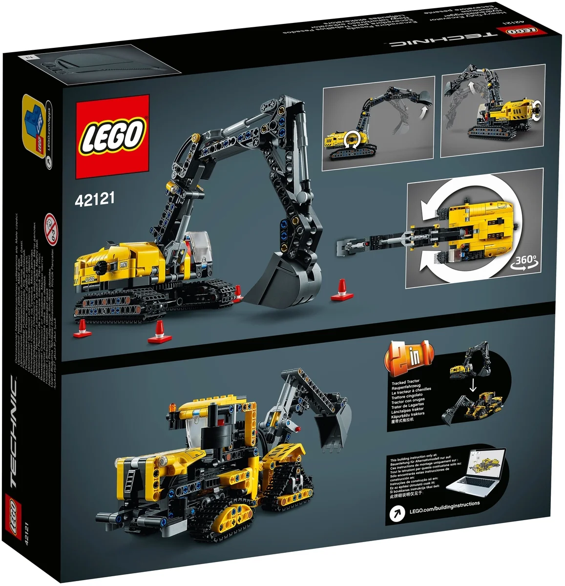 Фотография Конструктор LEGO 42121 Техник Тяжелый экскаватор Фотография Конструктор LEGO 42121 Техник Тяжелый экскаватор