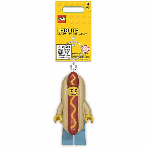 Фото LEGO Брелок-фонарик для ключей - Hot Dog Man