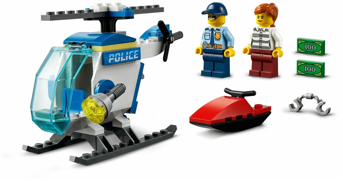 Цена Конструктор LEGO 60275 Город Полицейский вертолёт