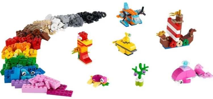 Фото Конструктор LEGO 11018 Классика Творческое веселье в океане