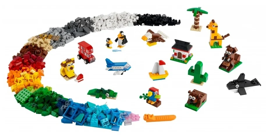 Конструктор LEGO 11015 Классика Вокруг света Казахстан