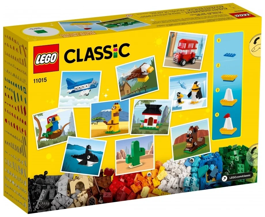 Конструктор LEGO 11015 Классика Вокруг света Казахстан