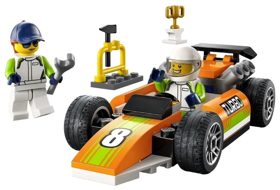 Картинка Конструктор LEGO 60322 Город Гоночный автомобиль