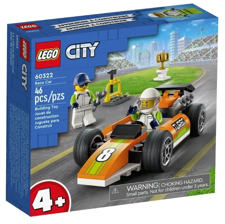 Конструктор LEGO 60322 Город Гоночный автомобиль Казахстан