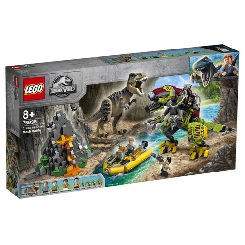 Фото Конструктор LEGO Бой тираннозавра и робота-динозавра Jurassic World 75938