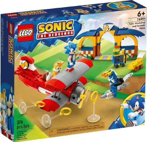 Фото Конструктор LEGO 76991 Соник Мастерская Тейлза и Самолет Торнадо