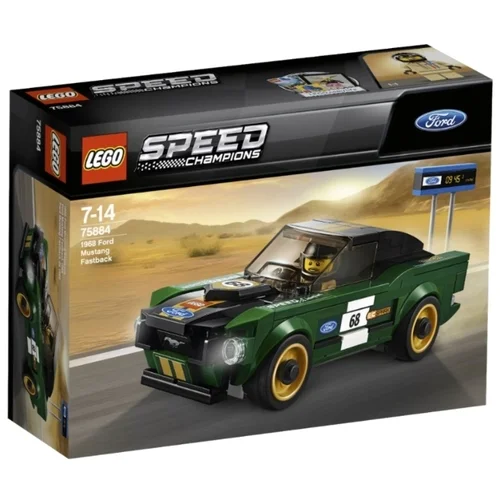 Фото Конструктор LEGO 1968 Ford Mustang Fastback Speed Champions 75884