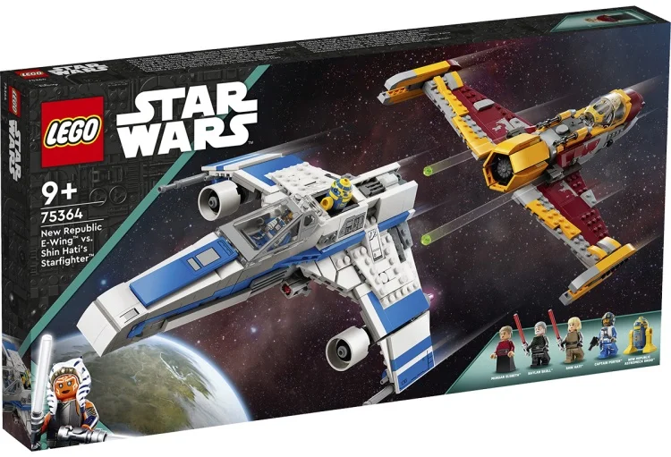 Фото Конструктор LEGO 75364 Звездные войны Истребитель «E-wing» против истребителя Шин Хати