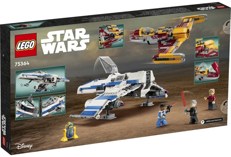 Фотография Конструктор LEGO 75364 Звездные войны Истребитель «E-wing» против истребителя Шин Хати