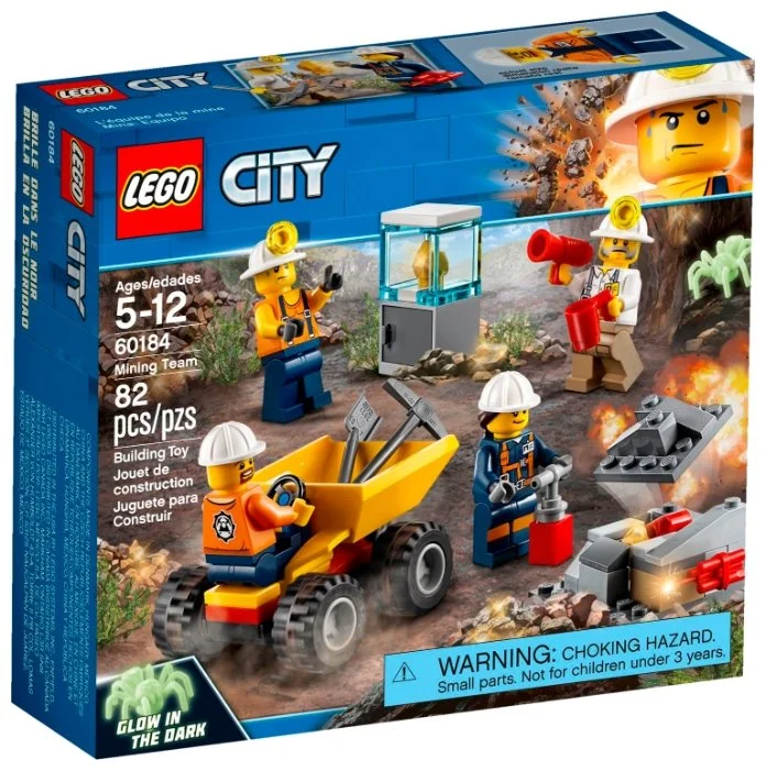 Конструктор LEGO Бригада шахтеров CITY 60184
