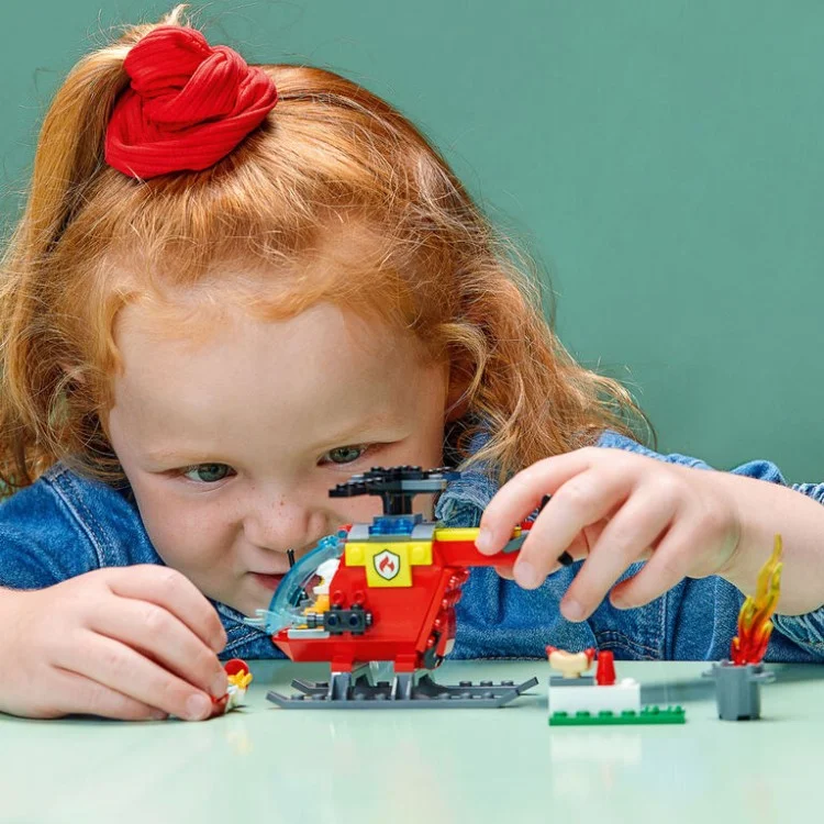 Картинка Конструктор LEGO Пожарный вертолёт CITY 60318