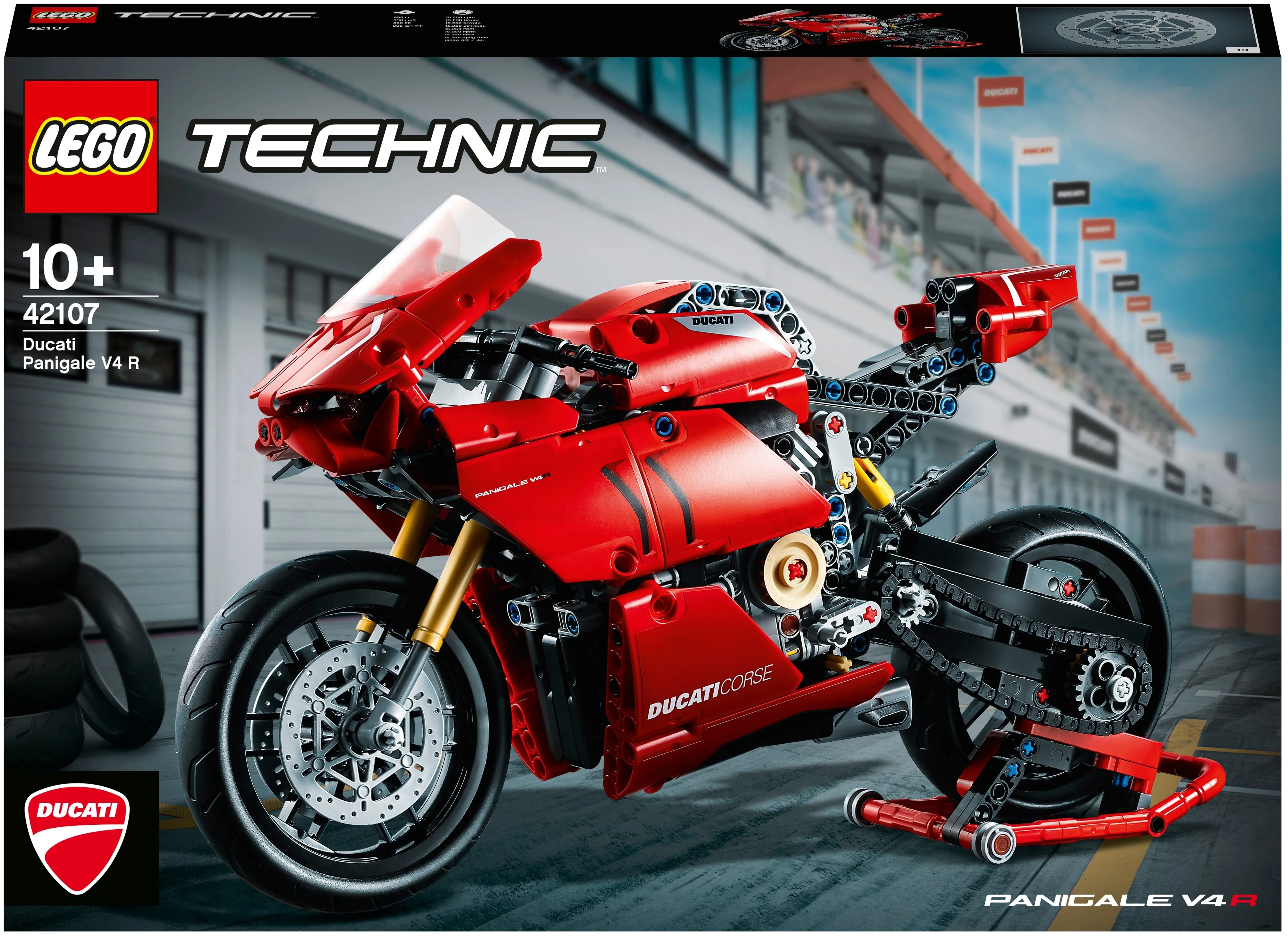 Конструктор LEGO Ducati Panigale V4 R Technic 42107