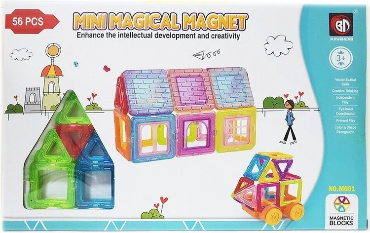 Магнитный конструктор Magical Magnet 56дет. M001