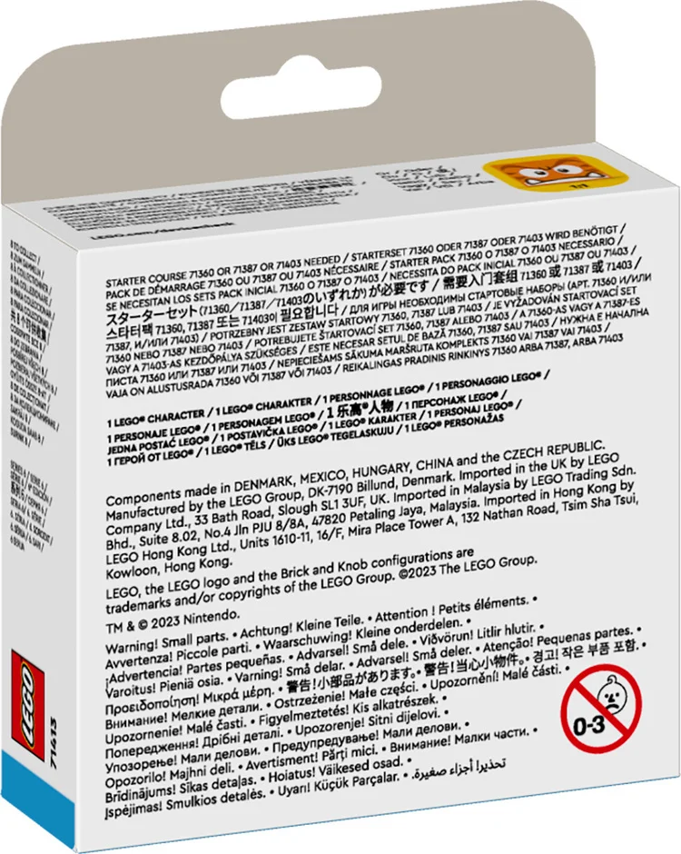 Фотография Конструктор LEGO 71413 Super Mario Фигурки персонажей: 6-я серия