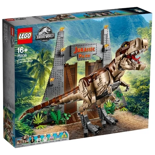 Фото Конструктор LEGO Парк Юрского периода: ярость Ти-Рекса Jurassic World 75936