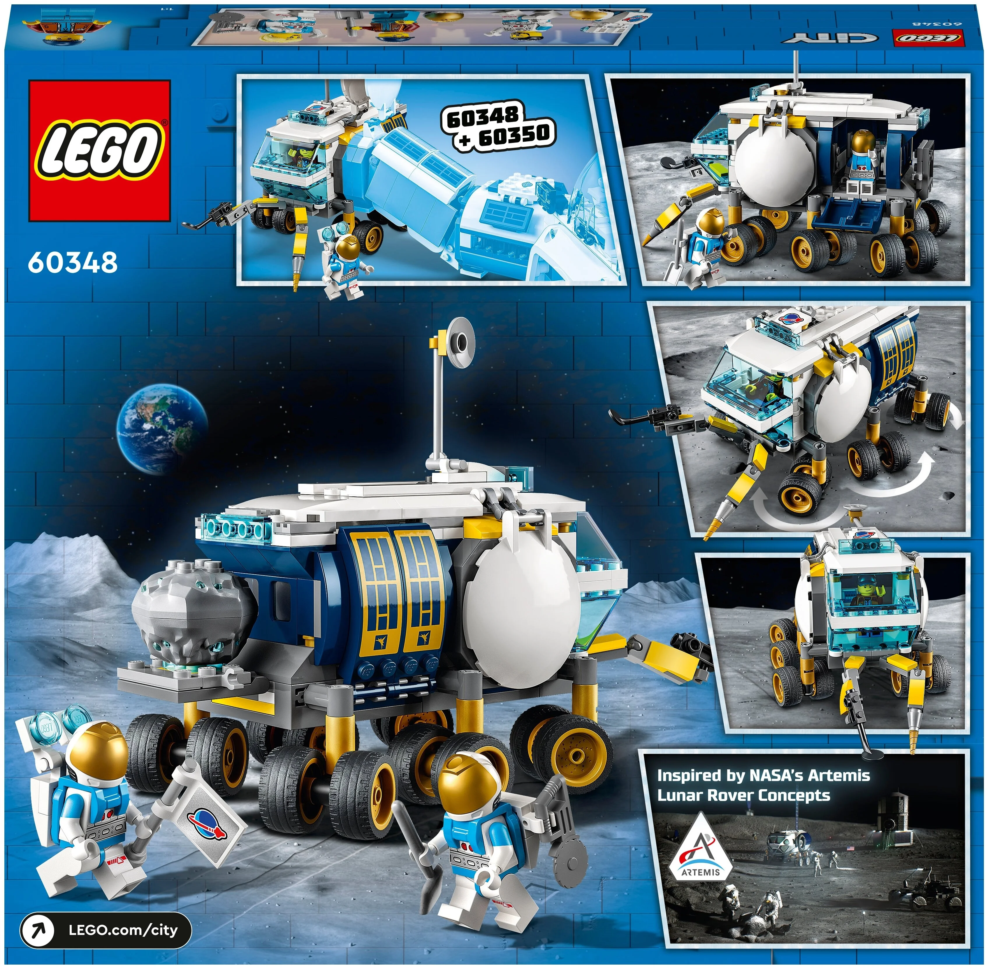 Фото Конструктор LEGO Луноход CITY 60348