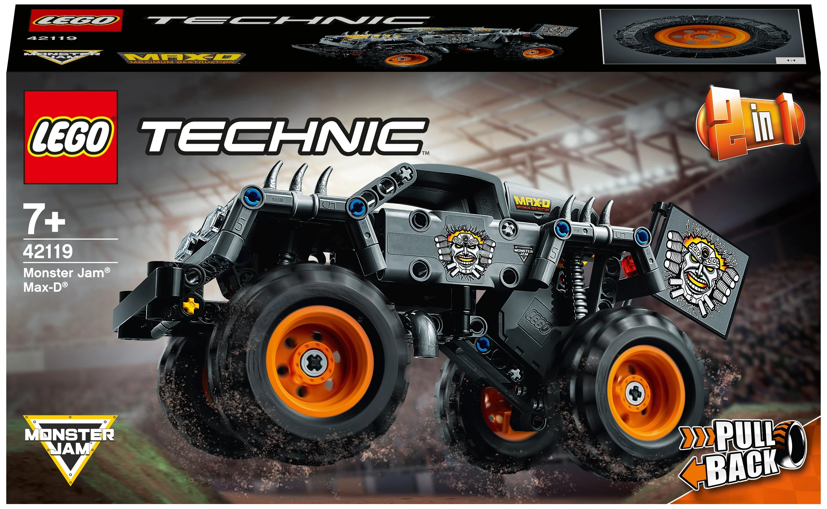 Конструктор LEGO 42119 Technic Monster Jam Max-D